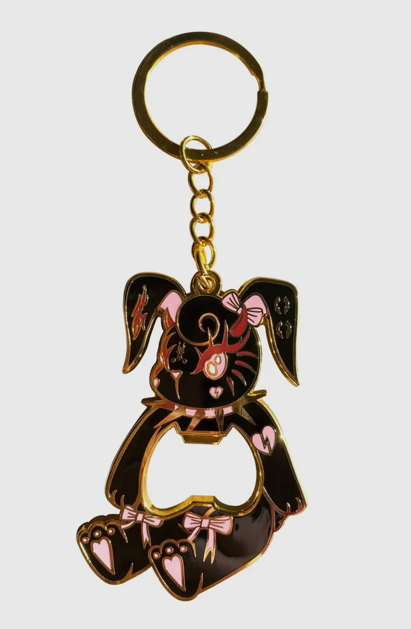 Creepy Gals • Thumpelina Bottle Opener Keychain Black Version