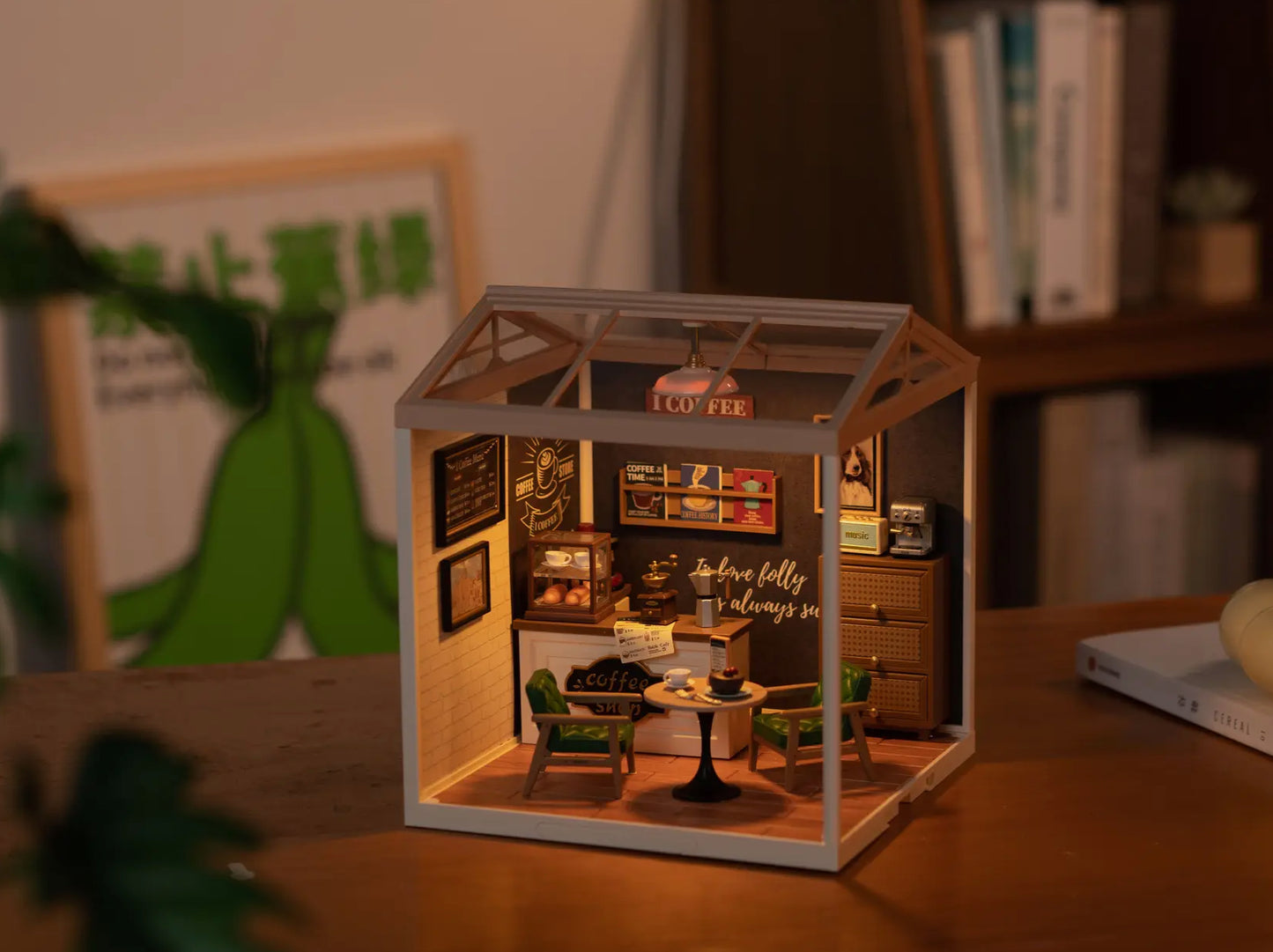 Rolife • DIY Kit Breezy Time Cafe, Lights Up