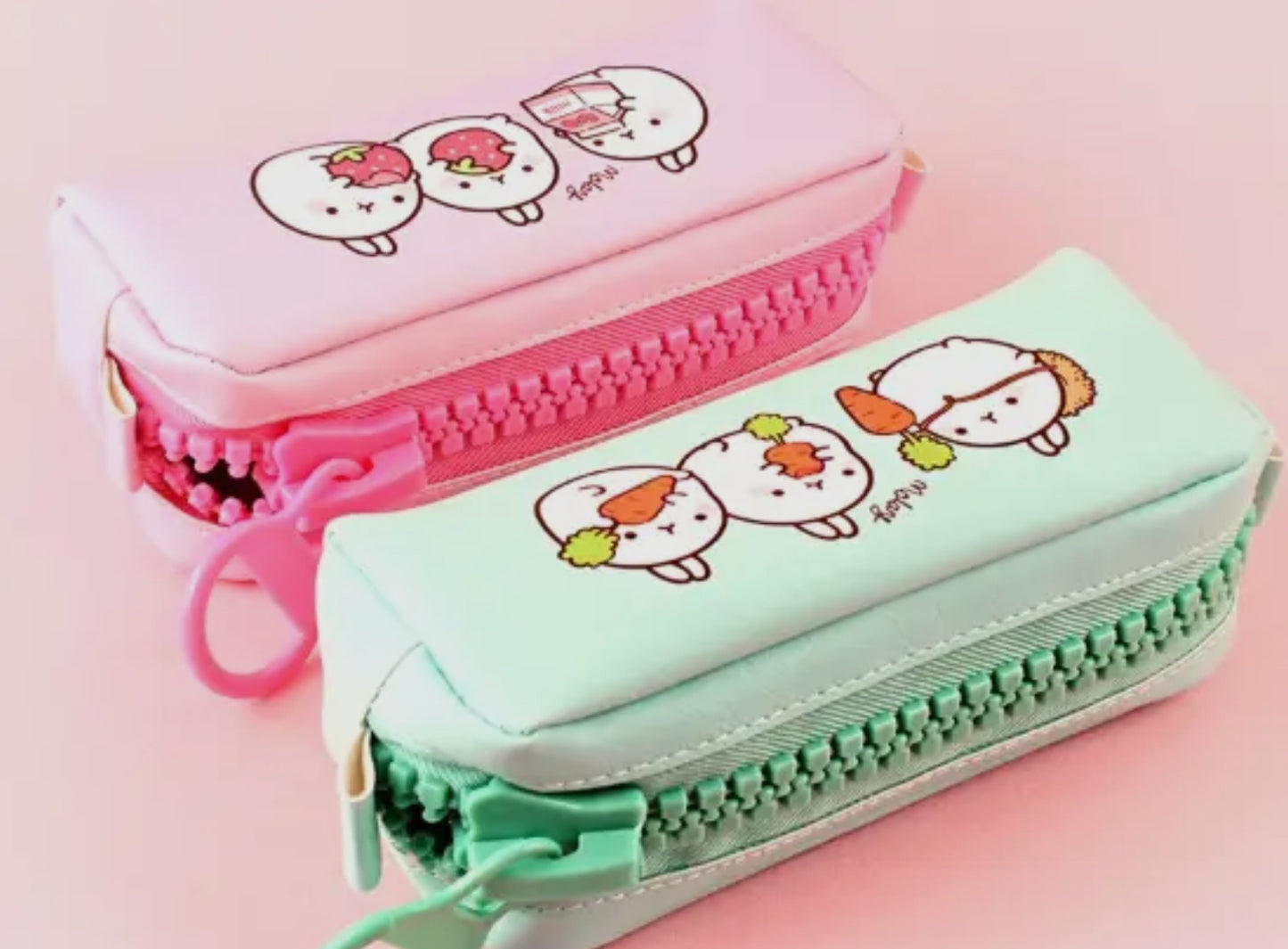 Molang • Big Zipper Pencil Case Pouch