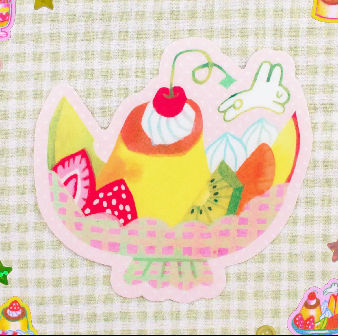 Odd Rabbits • Pudding A La Mode Vinyl Sticker