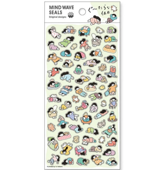 Hang Loose & Relax With Animals Stickers, Imported Japan