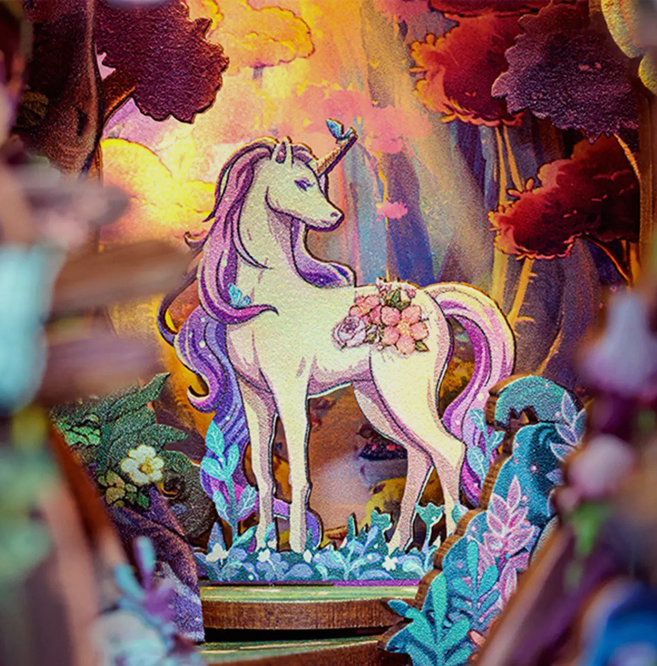 Hands Craft • Grace Of The Forest W/ Dust Cover, DIY Miniature Kit