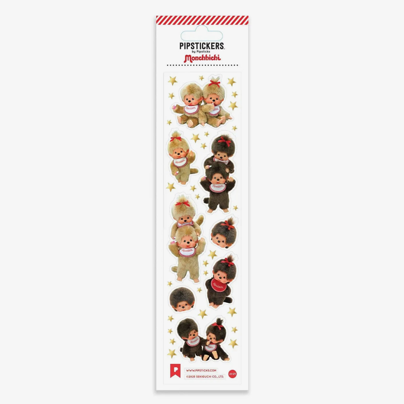 Pipsticks • Monchhichi Cuddles, Sticker Sheet