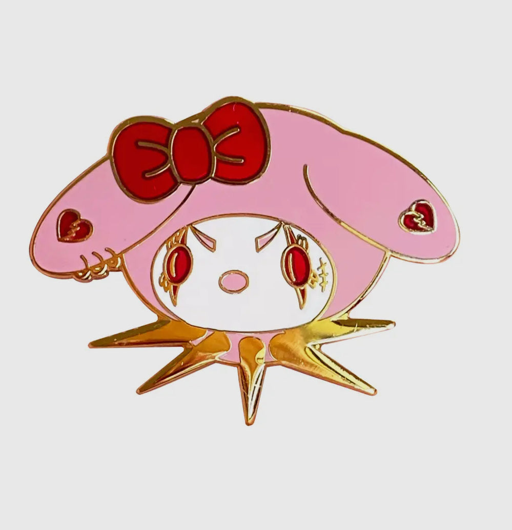 Creepy Gals • My Cutie 1.5” Enamel Lapel Pin