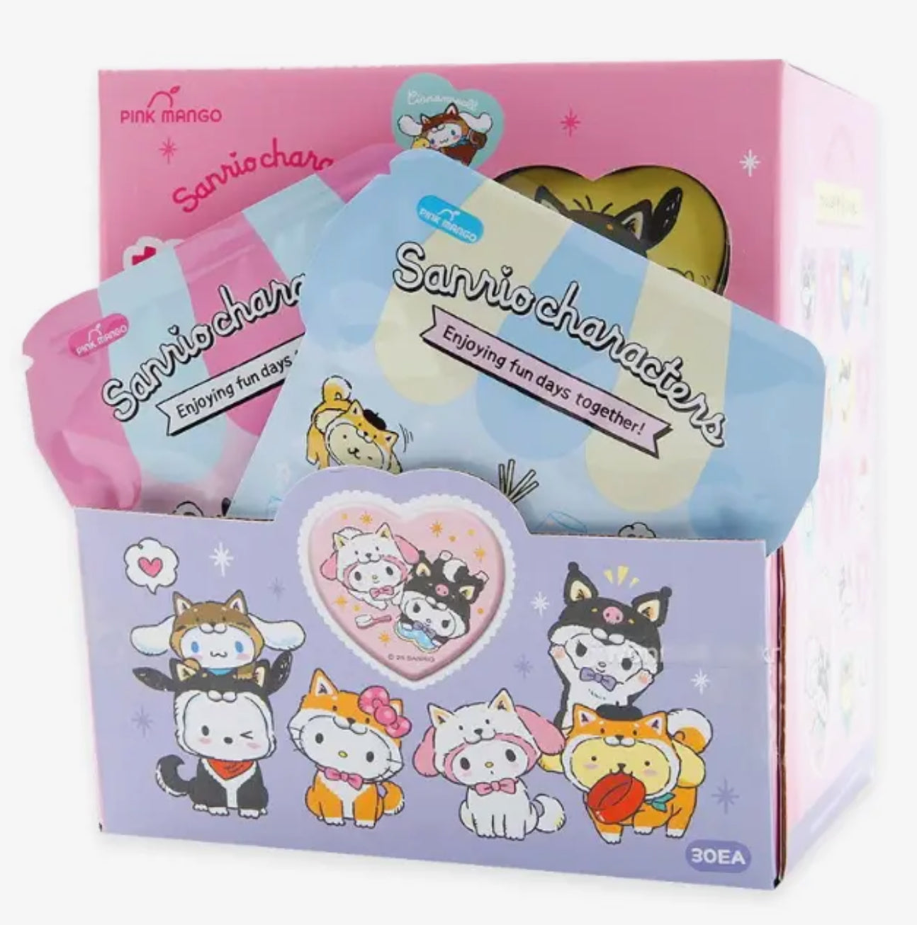 Sanrio • Heart-Shaped Badge Button Pin Blind Bag