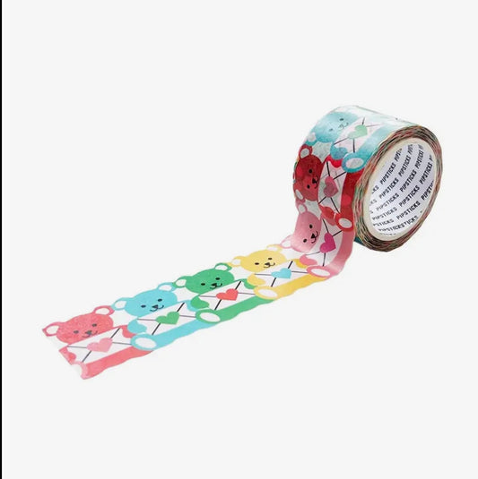 Pipsticks • Bear Hugs & Heart Washi Tape