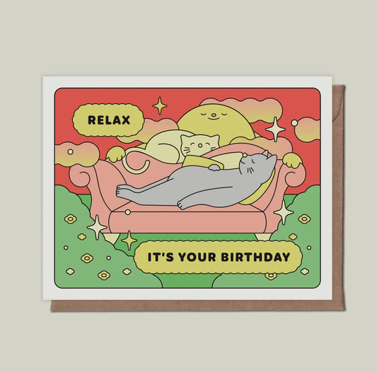 Épée Lapin Studio • Relax, it’s Your Birthday Greeting Card