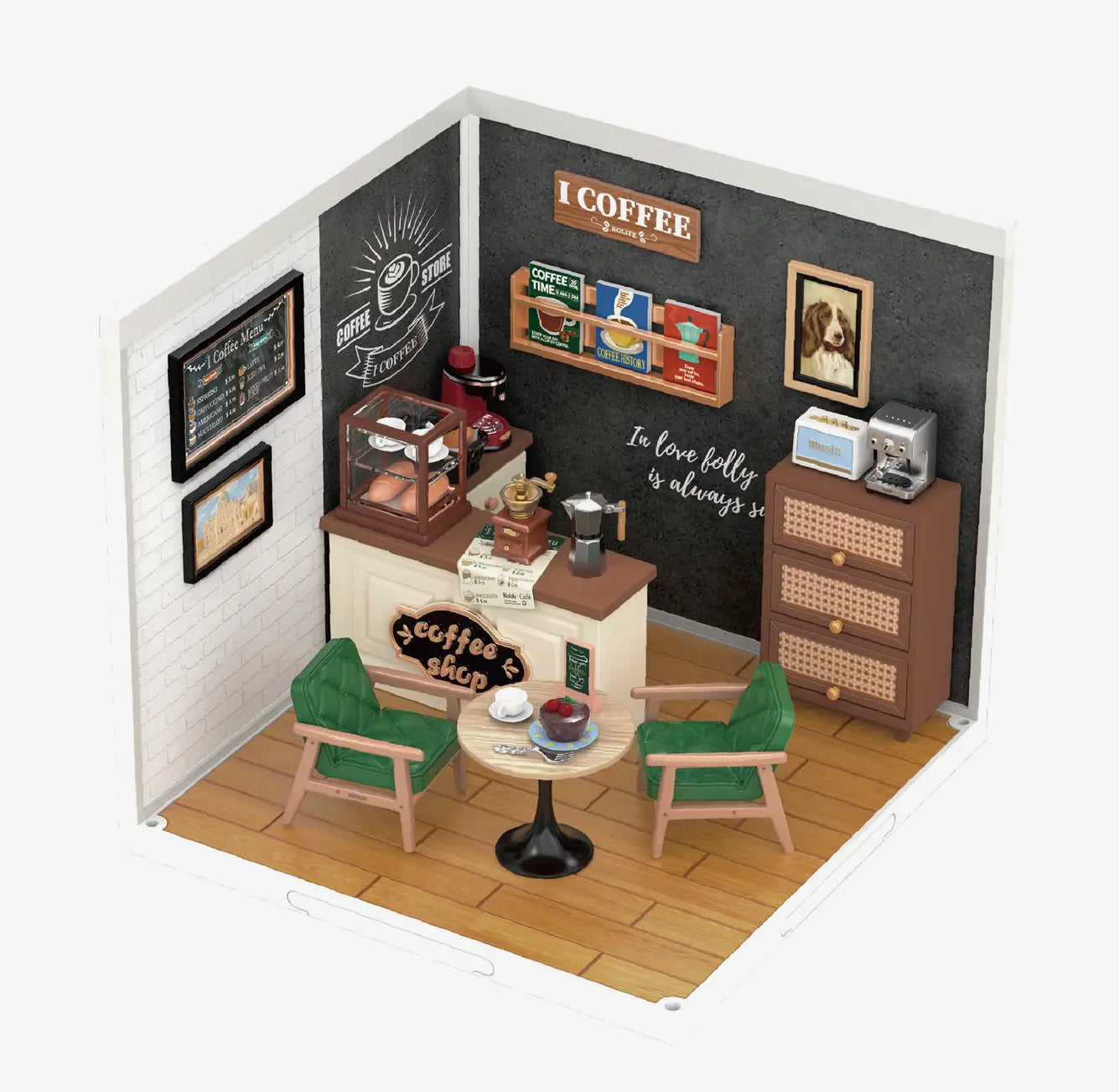 Rolife • DIY Kit Breezy Time Cafe, Lights Up