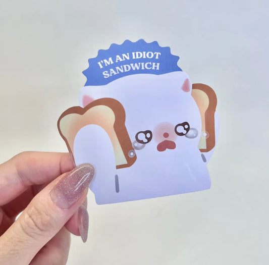 Maobabie • I’m An Idiot Sandwich Vinyl Sticker