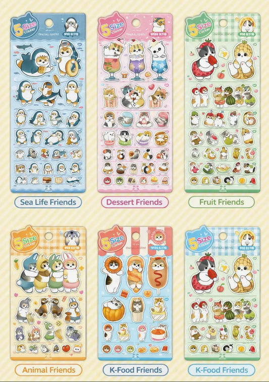 Mofusand • Jelly Sticker Sheets