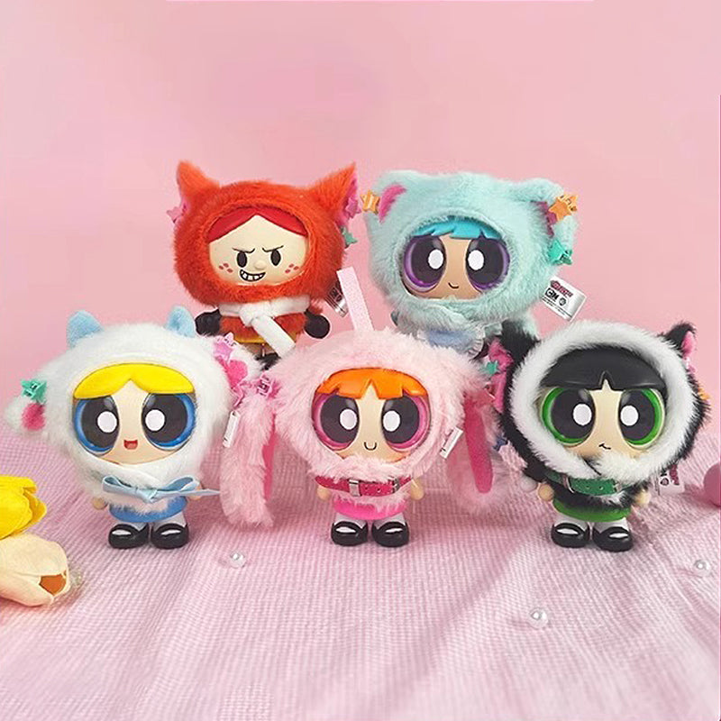 Powerpuff Girls • Animal Cap Plushie Keychain Blind Box
