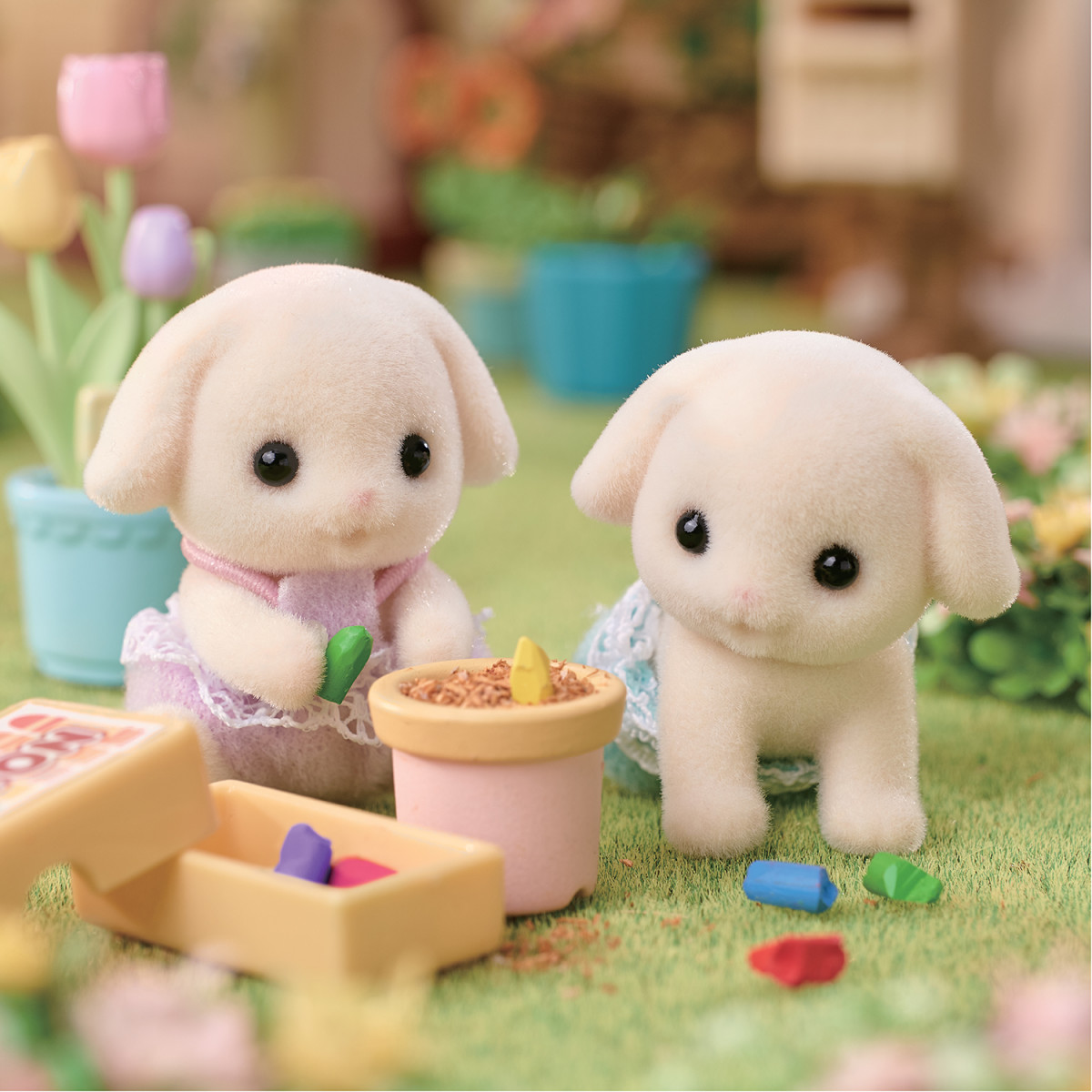 Calico Critters • Flora Rabbit Twins