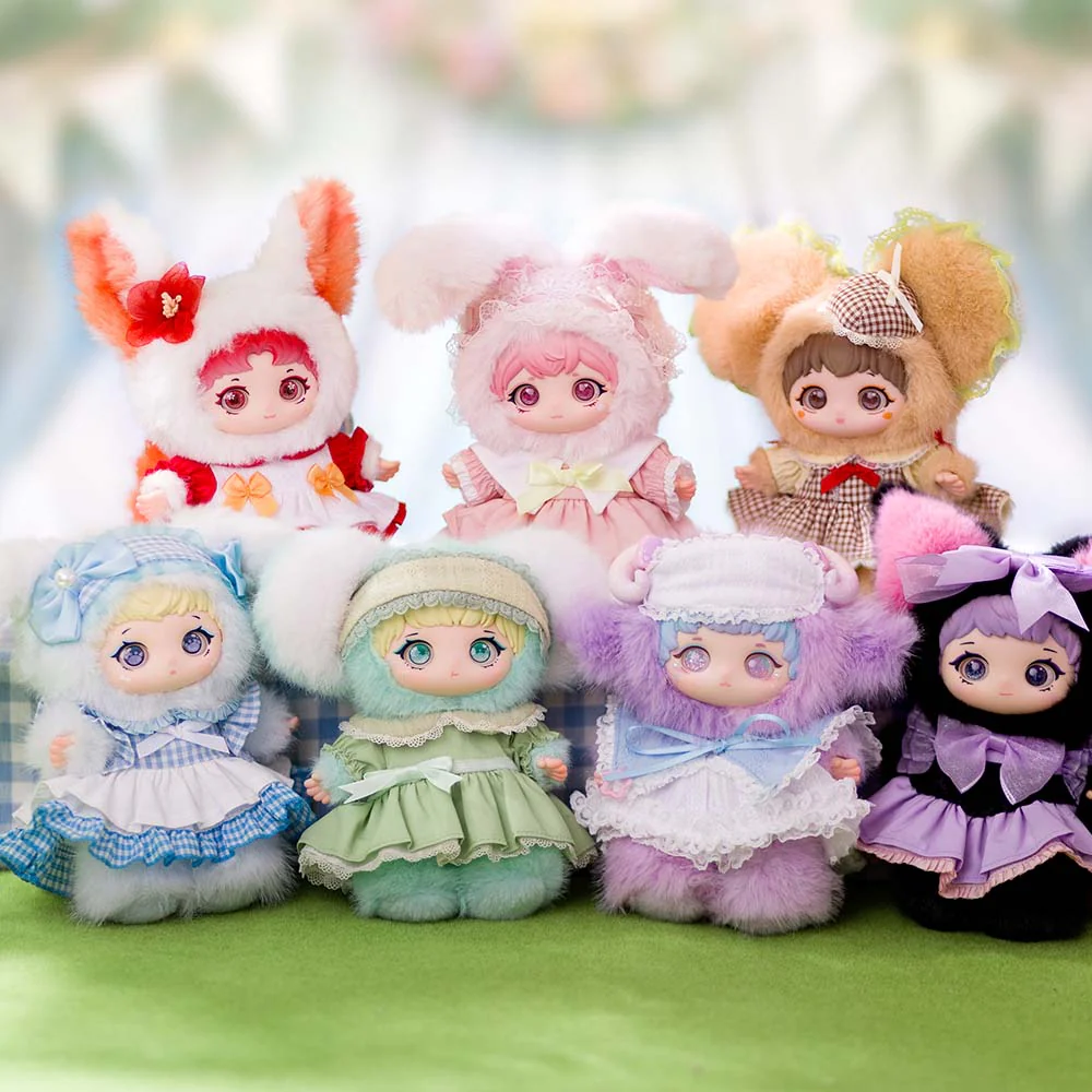 Ziyuli • Secret Garden Tea Party Series Plush Blind Box - ONLY UNBOXED, all Green outfit !