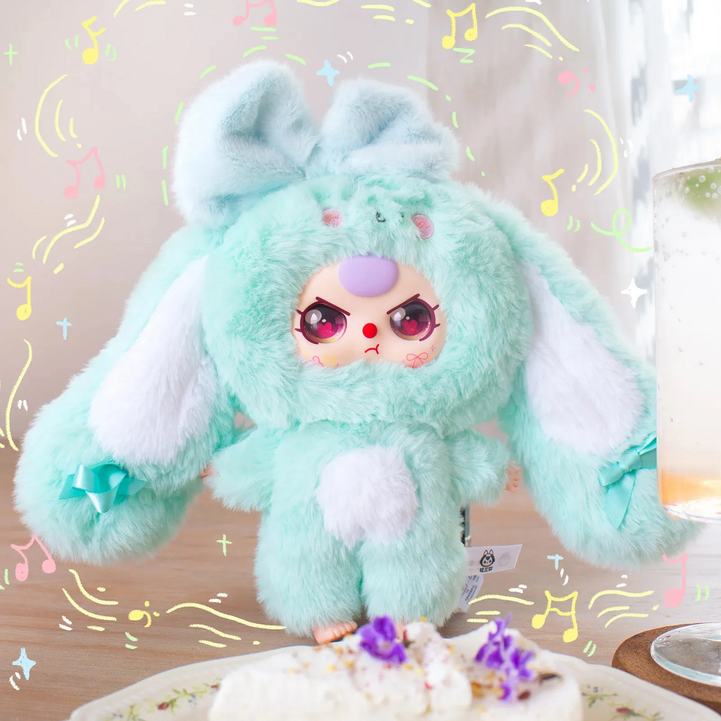 Baby Three • Bunny Returns Series Plushie Keychain Blind Box