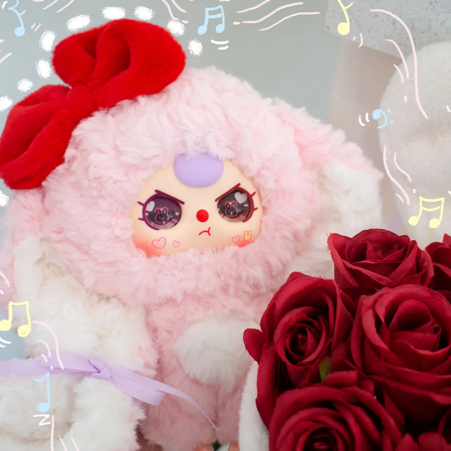 Baby Three • Bunny Returns Series Plushie Keychain Blind Box