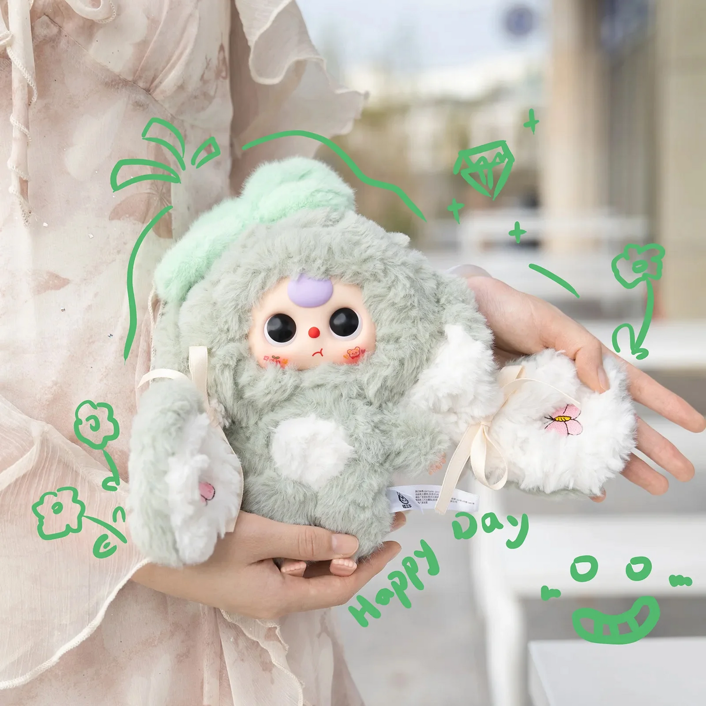 Baby Three • Bunny Returns Series Plushie Keychain Blind Box