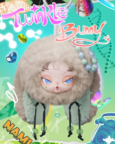 Nami • TwinkleBunny Series Plusie Keychain Blind Box, UNBOXED, Halo