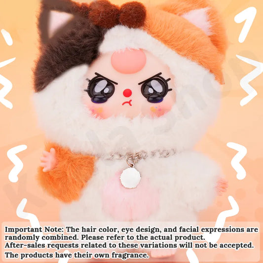 Baby Three • Cats & Dogs Series Plush Keychain Blind Box