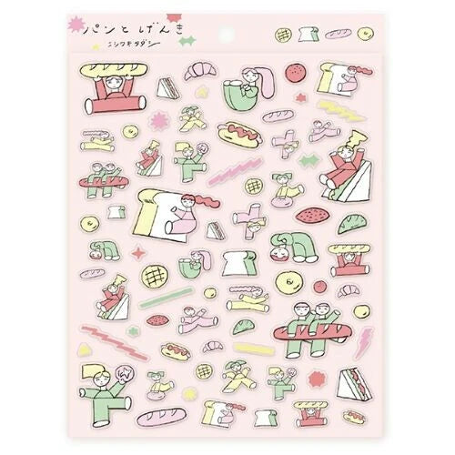 Bread Children Stickers, Imported Japan