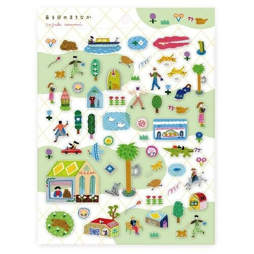 Day In The Park Sticker Sheet, Imported Japan