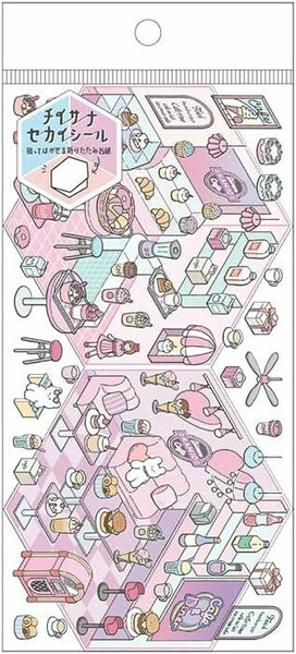 Cafe Diner Sticker Sheet, Imported Japan