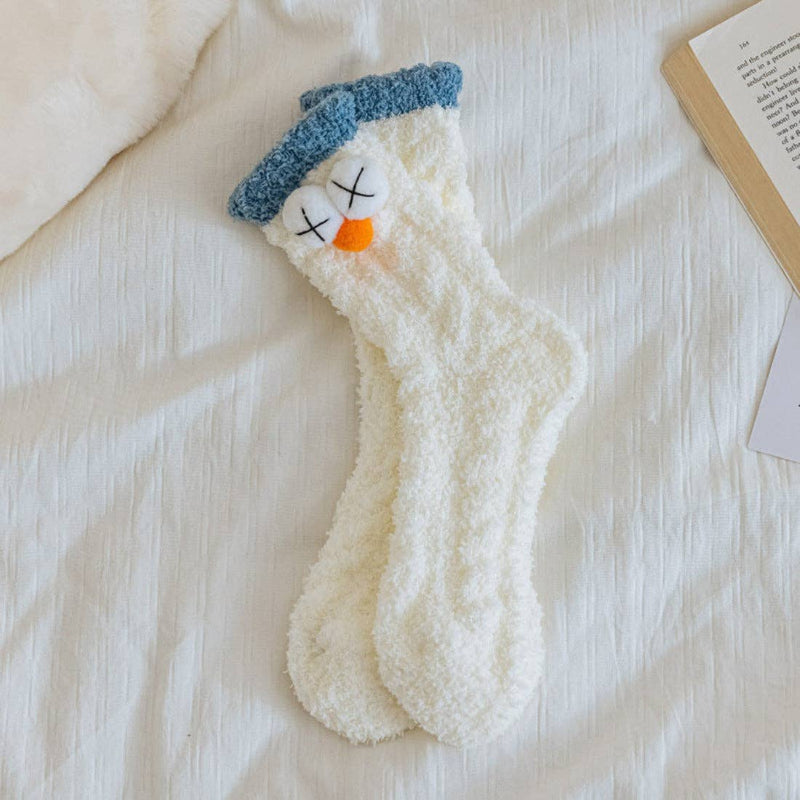 Silly Colorful Fleece Thermal Socks