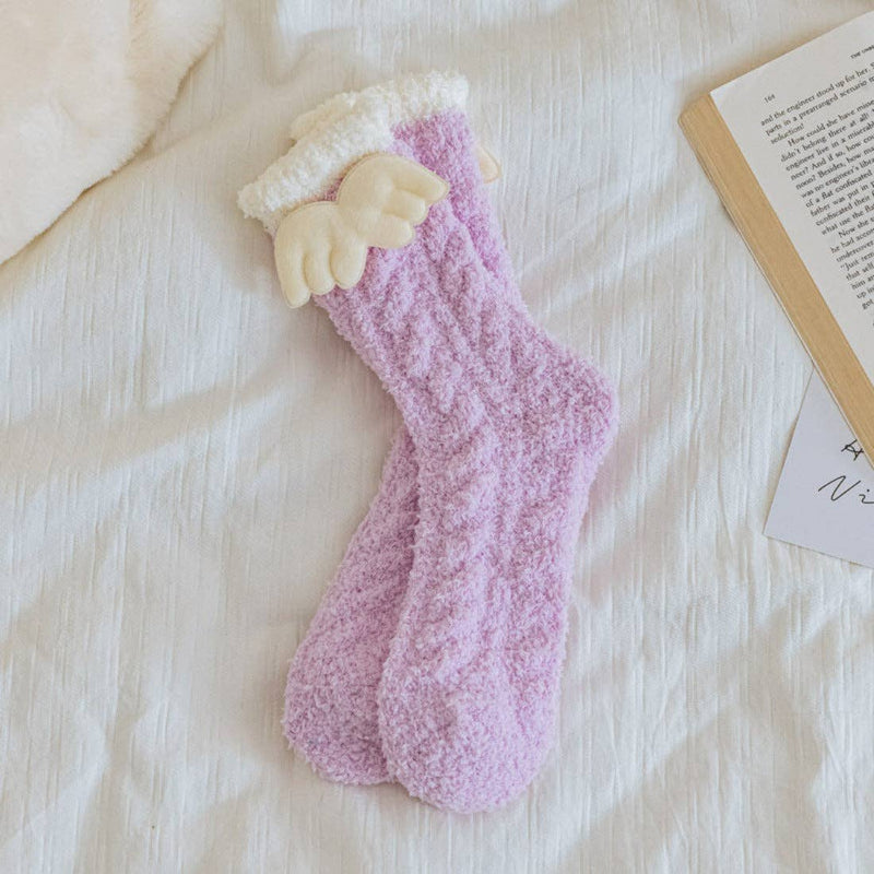 Silly Colorful Fleece Thermal Socks