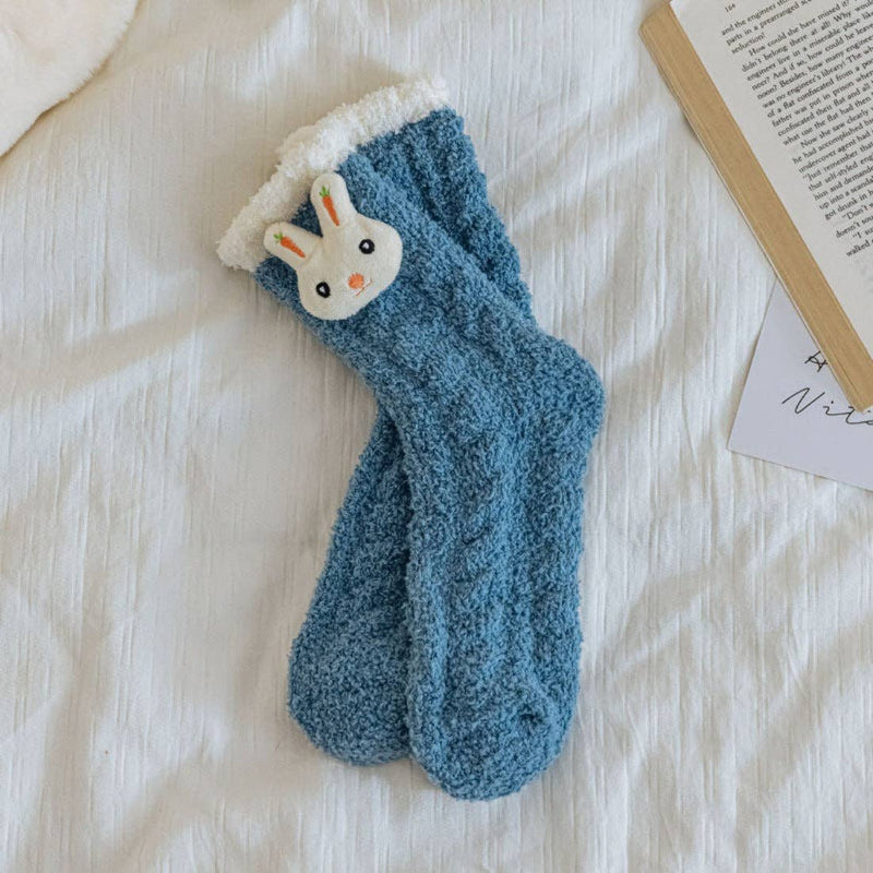 Silly Colorful Fleece Thermal Socks