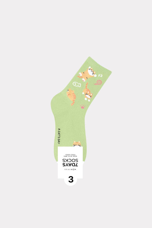 Women’s Crew Cat’s Day Socks