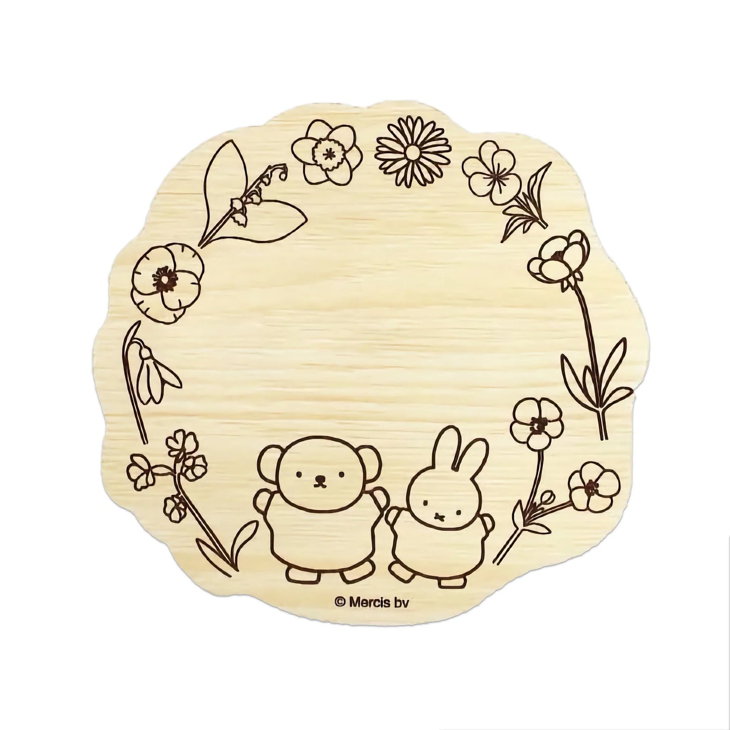 Miffy • Wooden White Board with Dry Erase Marker