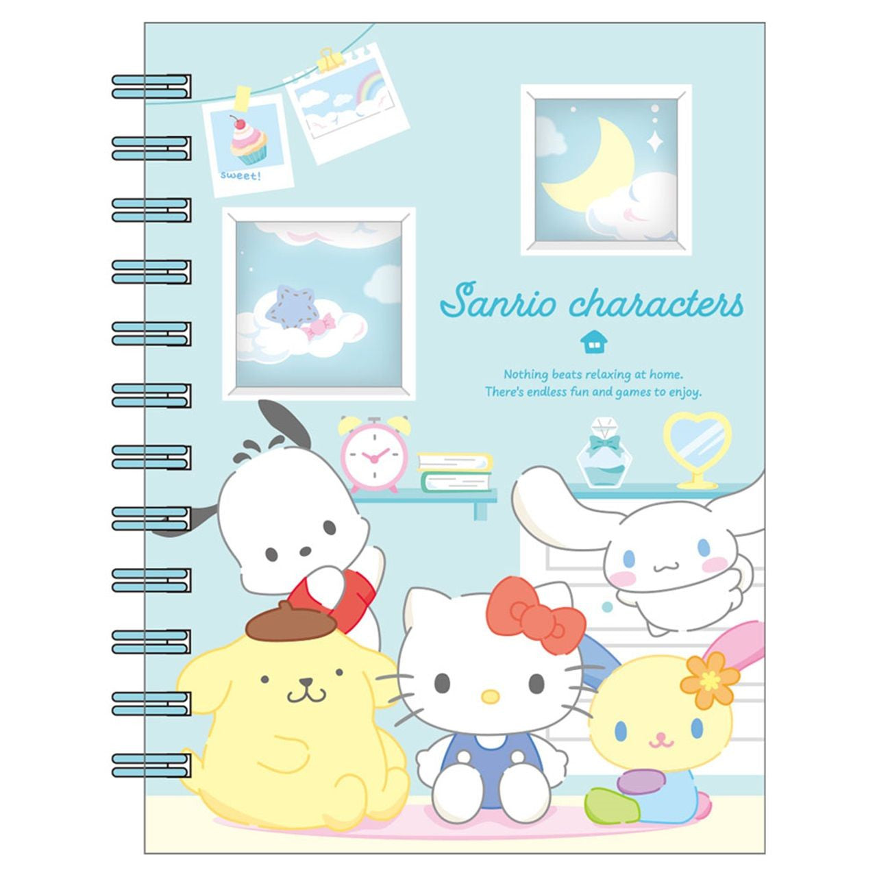 Sanrio • Character Spiral Sticker Notebooks
