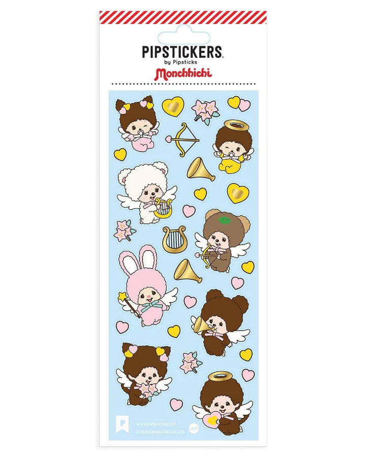 Pipsticks • Monchhichi Angel Sticker Sheet