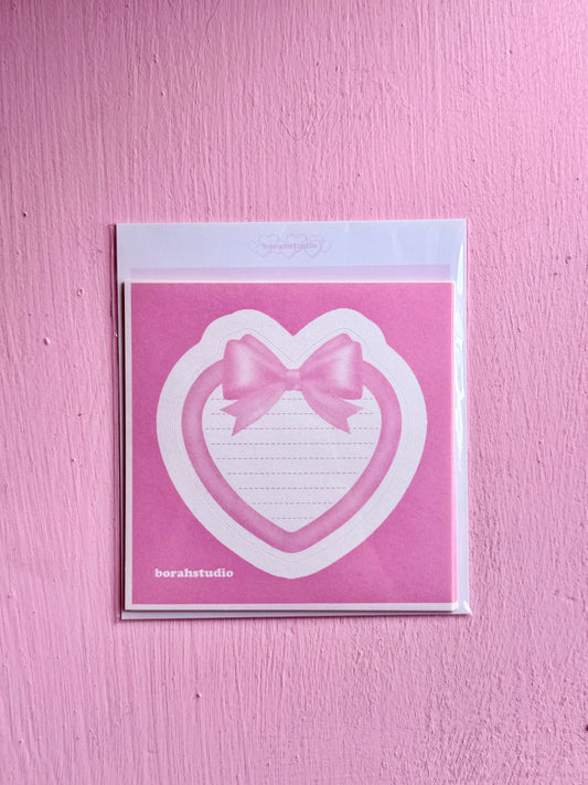 Borah Studio • Ribbon Frame Memo Sticker