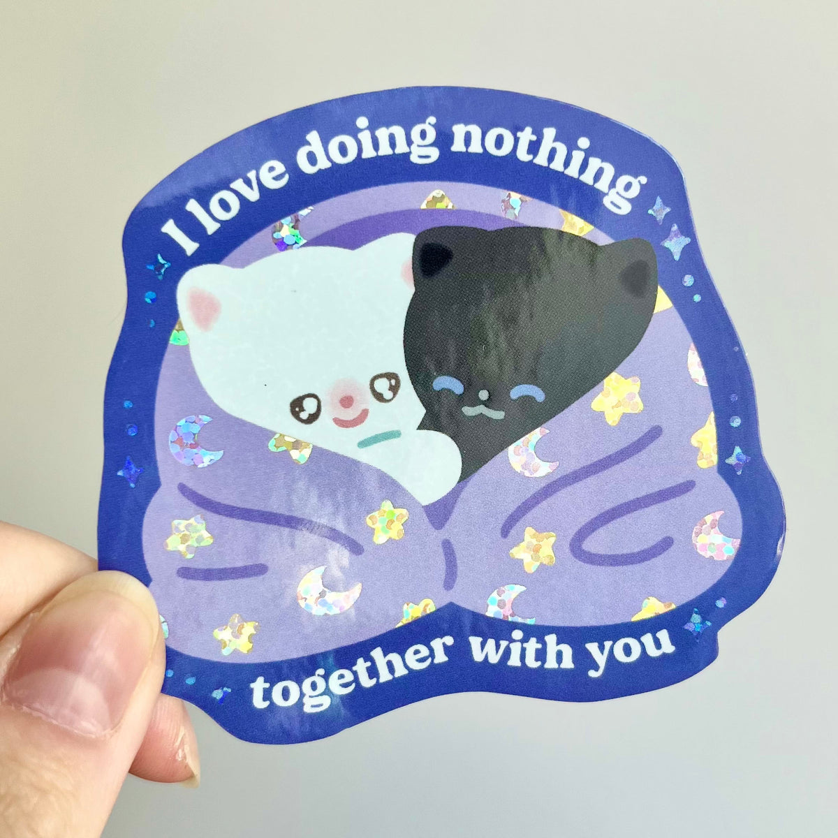 Maobabie • I Love Doing Nothing Together Vinyl Sticker
