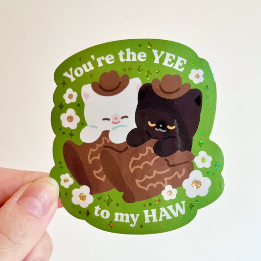 Maobabie • You’re The Yee To My Haw Vinyl Sticker