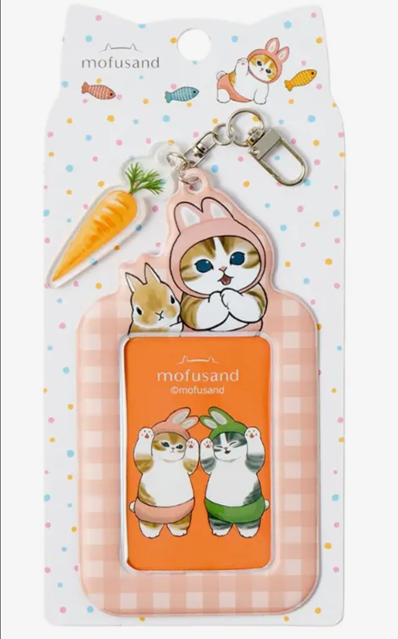 Mofusand • Photo Card Holder Keychain