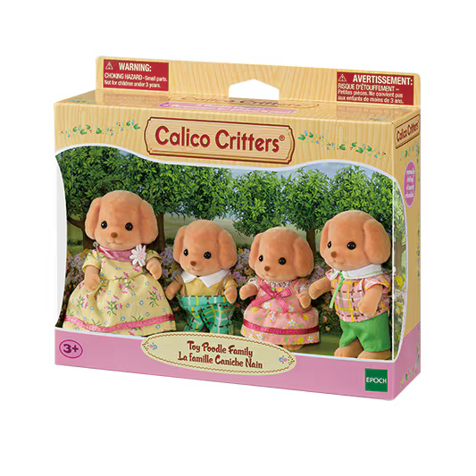 Calico Critters • Toy Poodle Family