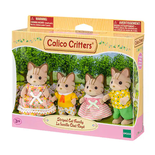 Calico Critters • Striped Cat Family