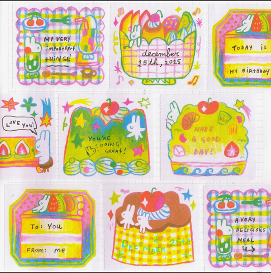 Odd Rabbits • My Little Dessert Memo Washi Tape