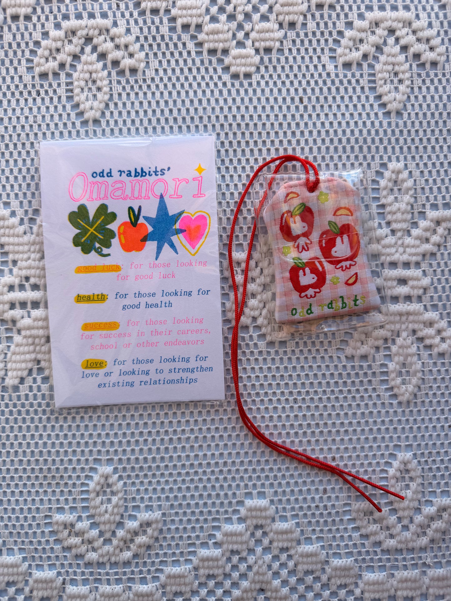 Odd Rabbits • Health Omamori Charm