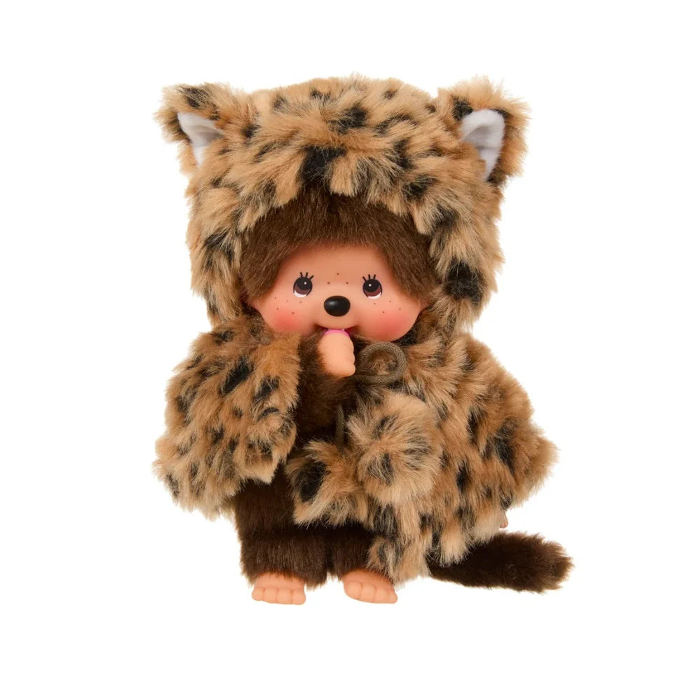 Monchhichi • Leopard Hood Girlie Pop Plush