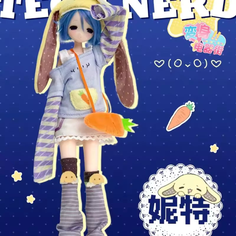 Magical Girl Transform Electrical Street Series 1/6 BJD Action Figure Blind Box