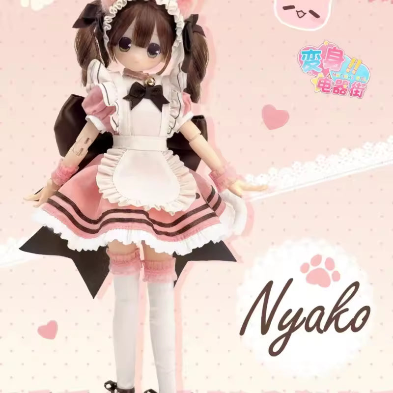 Magical Girl Transform Electrical Street Series 1/6 BJD Action Figure Blind Box