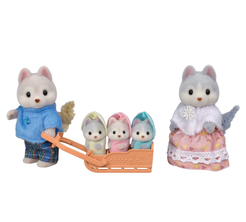 Calico Critters Husky Family