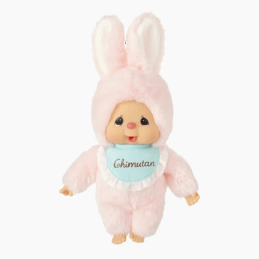 Monchhichi • Chimutan Pink Medium Bunny, Imported Japan