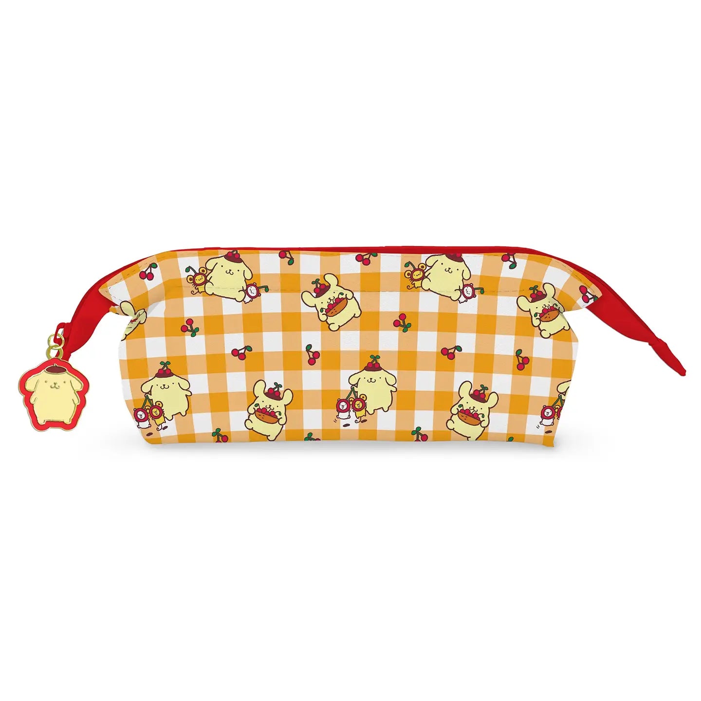 Sanrio • Pompompurin Cherry Picnic Charmed Pencil Pouch