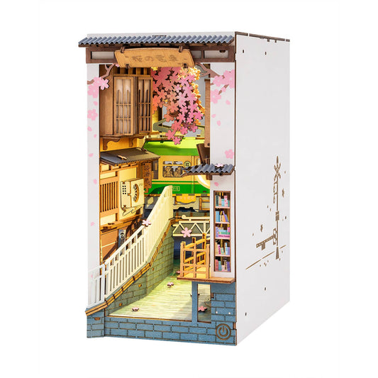 Rolife • DIY Kit House Sakura Densya Book Nook, Lights Up