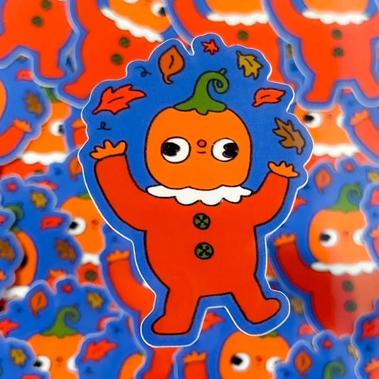 Clunky Picnic •  Pumpkin Baby Vinyl Sticker