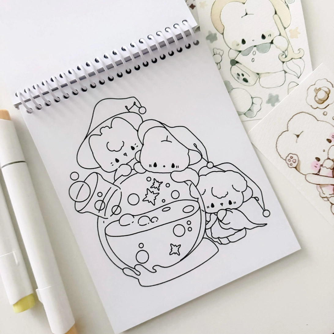 Atelier by Jo • Autumn Pocket Coloring Book