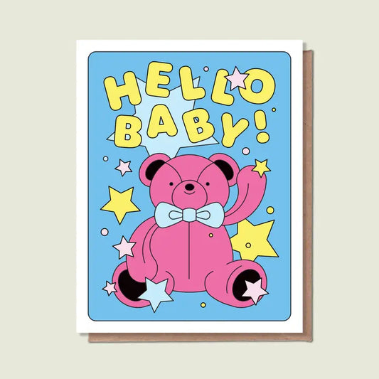 Épée Lapin Studio • Hello Baby Greeting Card